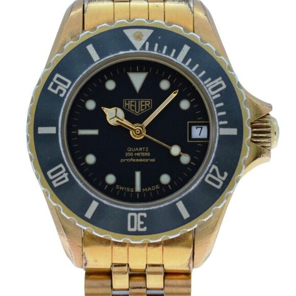 Vintage (Pre-Tag) Heuer Ladies 28mm 1000 Series Gold Plated Watch Ref 980.038/17 - Picture 1 of 9